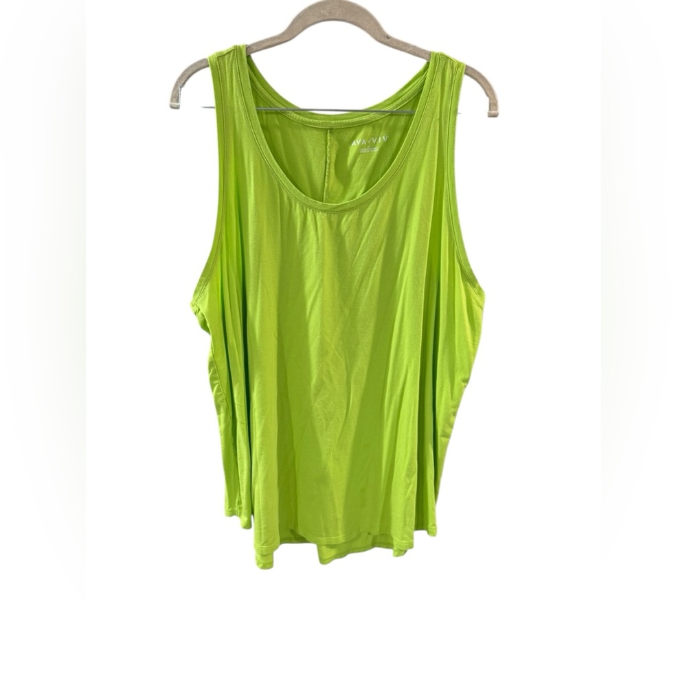 Ava & Viv Women's Vibrant Green‎ Tank Top